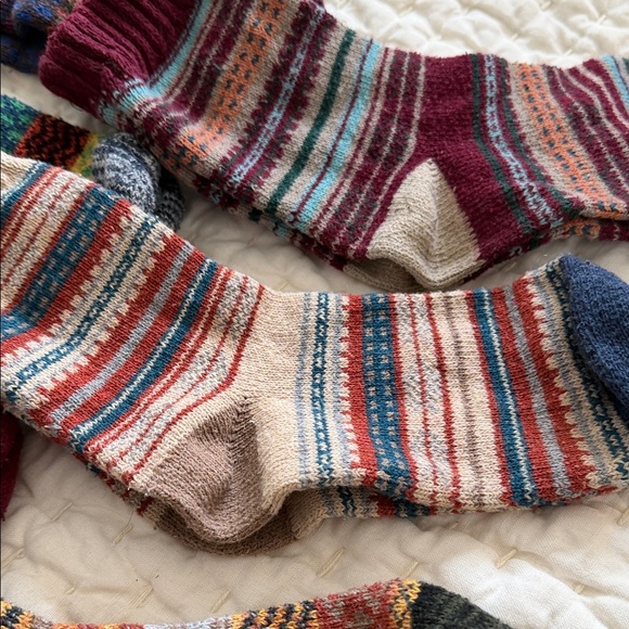 Colorful Women's Patterned Socks Set - Picture 3 of 6